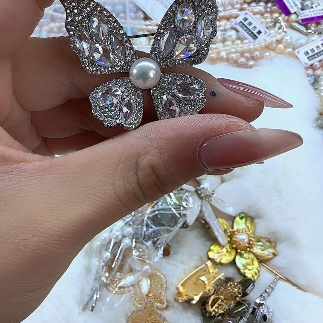 未镶嵌项链定制多样性发货发其一961淡水珍珠