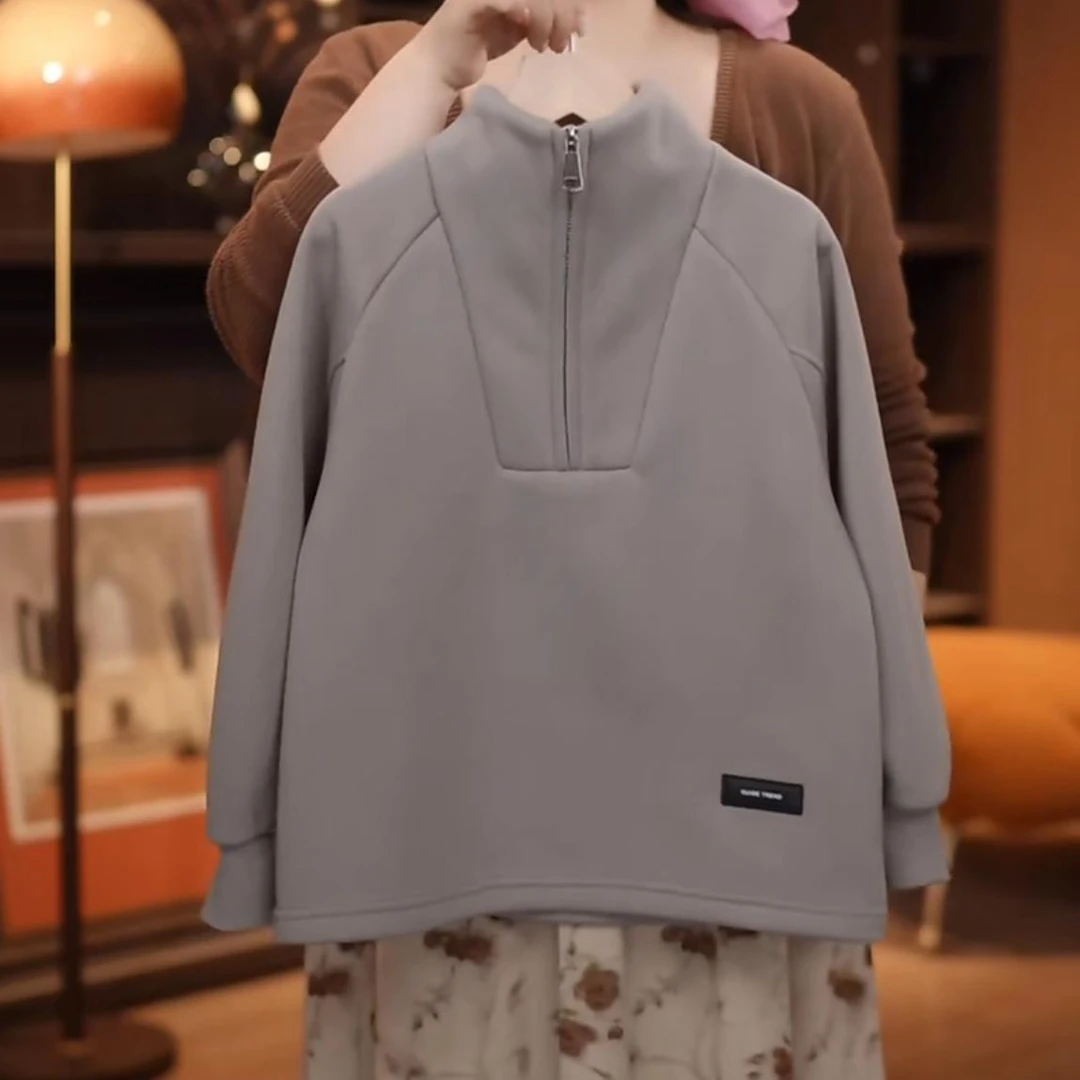 【现货】儿童加绒卫衣中大童圆领韩洋气版男童加厚男女童卫衣YG6490