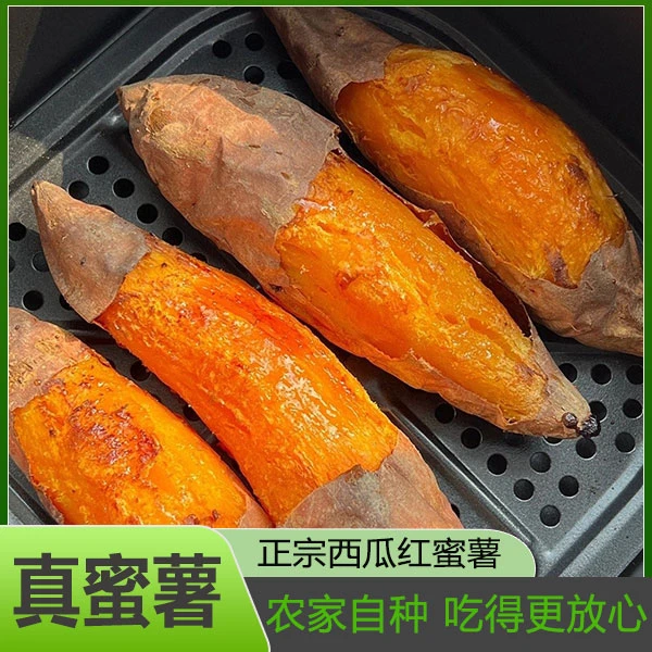 新鲜现挖沙地西瓜红蜜薯流油糖心超甜正宗西瓜红密薯新鲜地瓜番薯