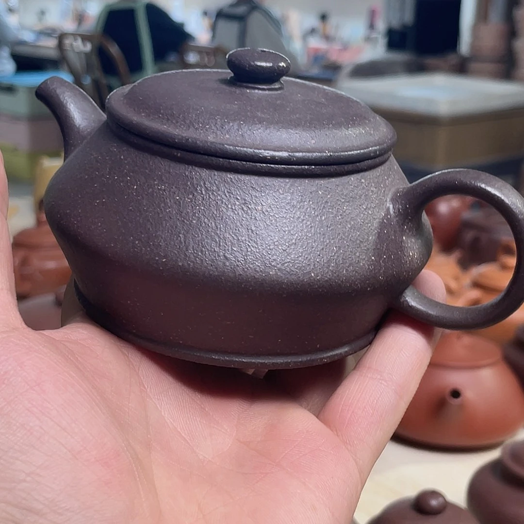茶壶紫砂天青舒和微瑕。