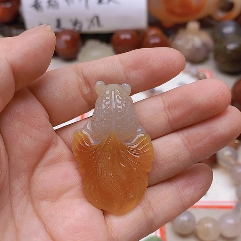 【闪购商品】未镶嵌玛瑙/玉髓珠宝半成品人***A