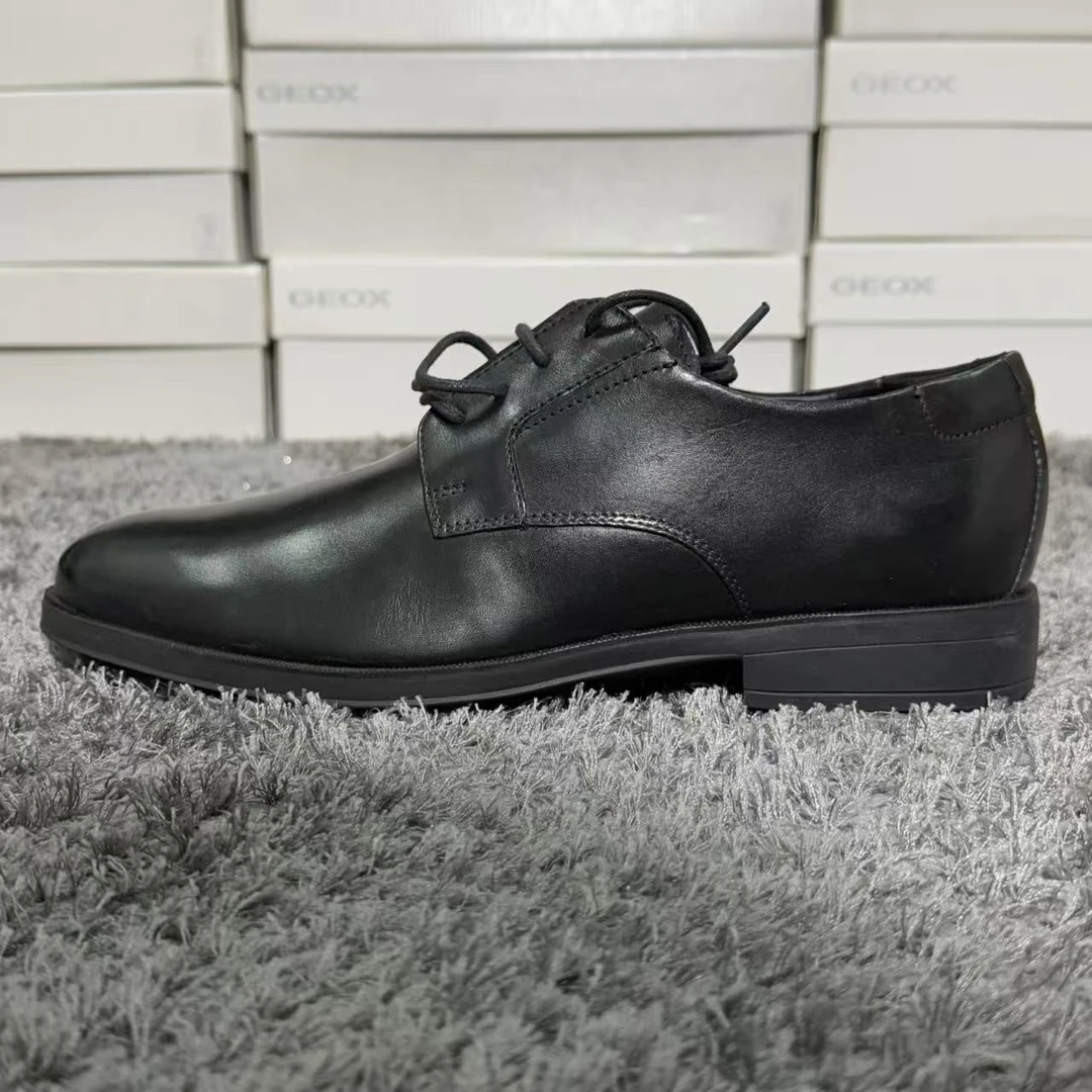 GEOX杰欧适U HILSTONE休闲牛皮正装皮鞋U255DA00043C6006