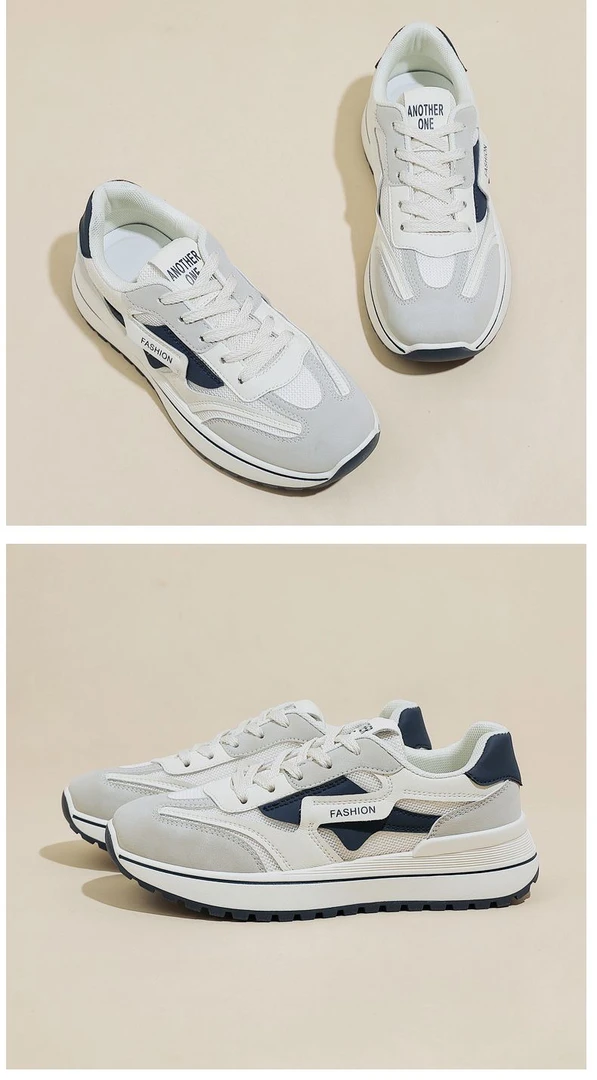 外贸出口运动鞋子女爆款春季2025新款女生平底休闲透气百搭健步鞋