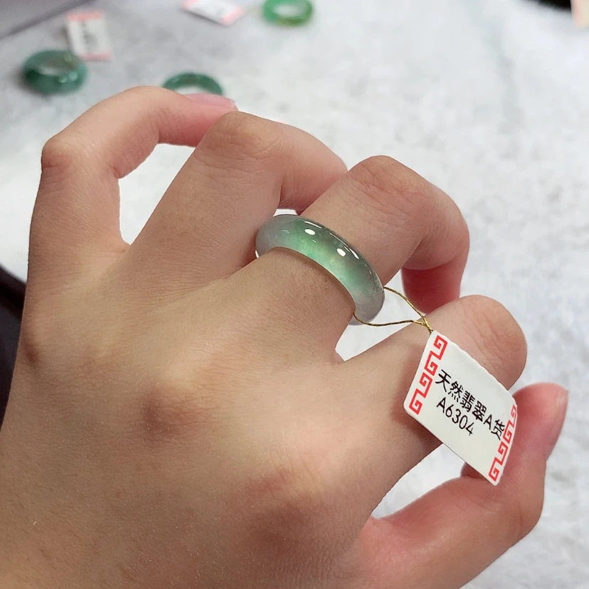 【闪购商品】未镶嵌戒指翡翠14号