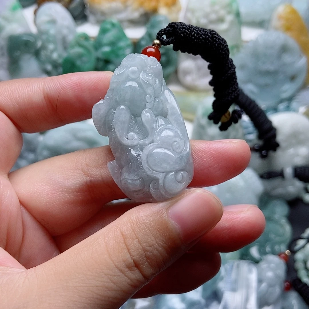 翡翠未镶嵌吊坠(不含链)1