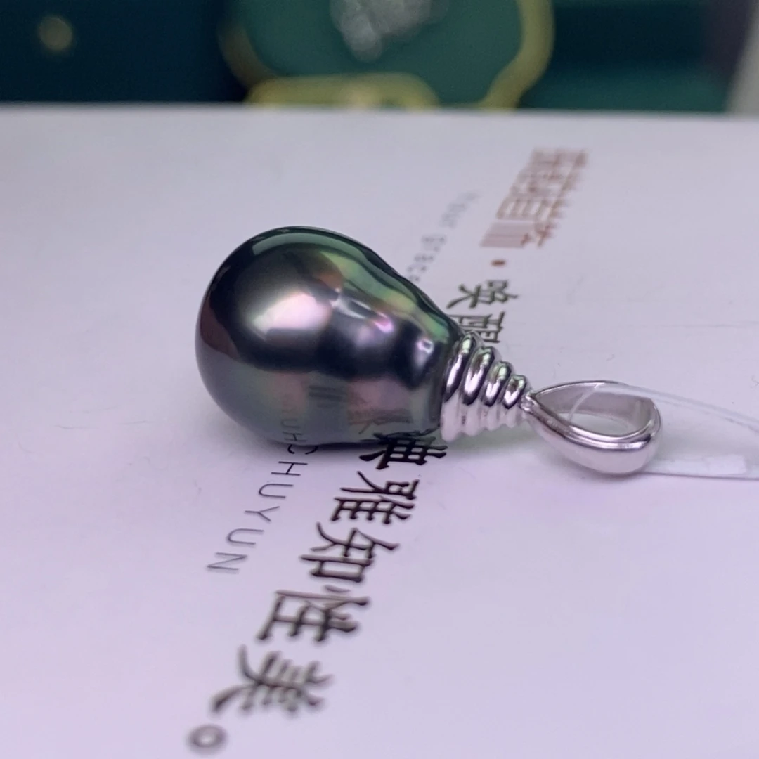颈饰银S925镶嵌海水珍珠