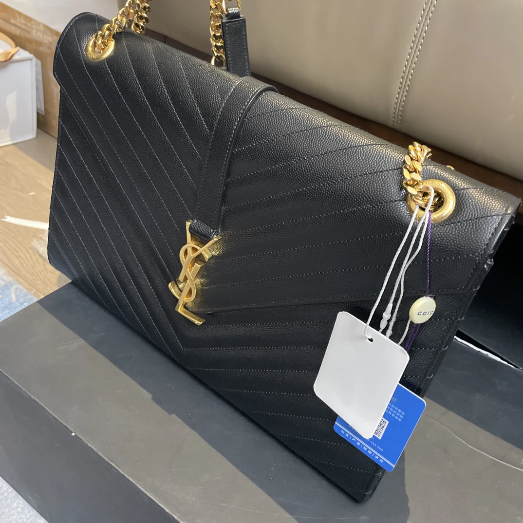 95新 YSL/圣罗兰 夏七中古/圣罗兰鱼子酱单肩包