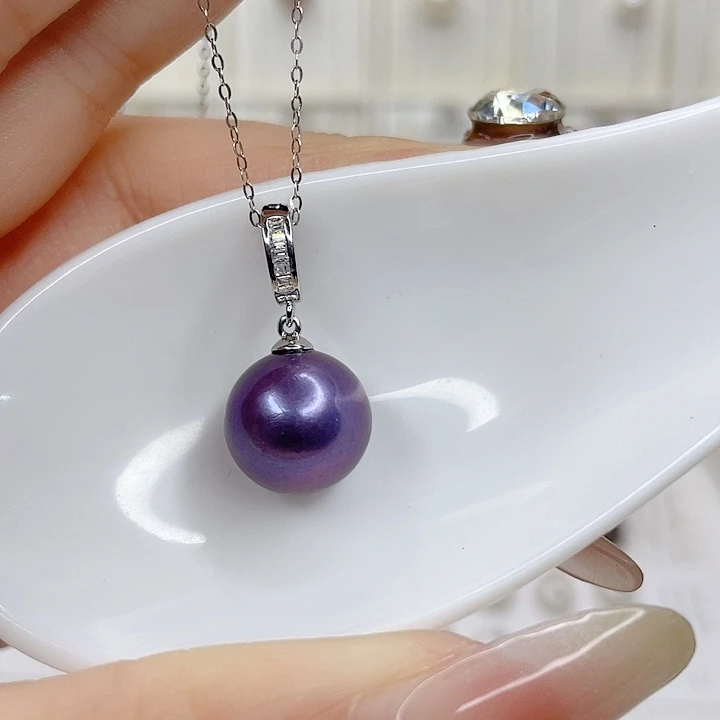 淡水珍珠吊坠(赠链)合金