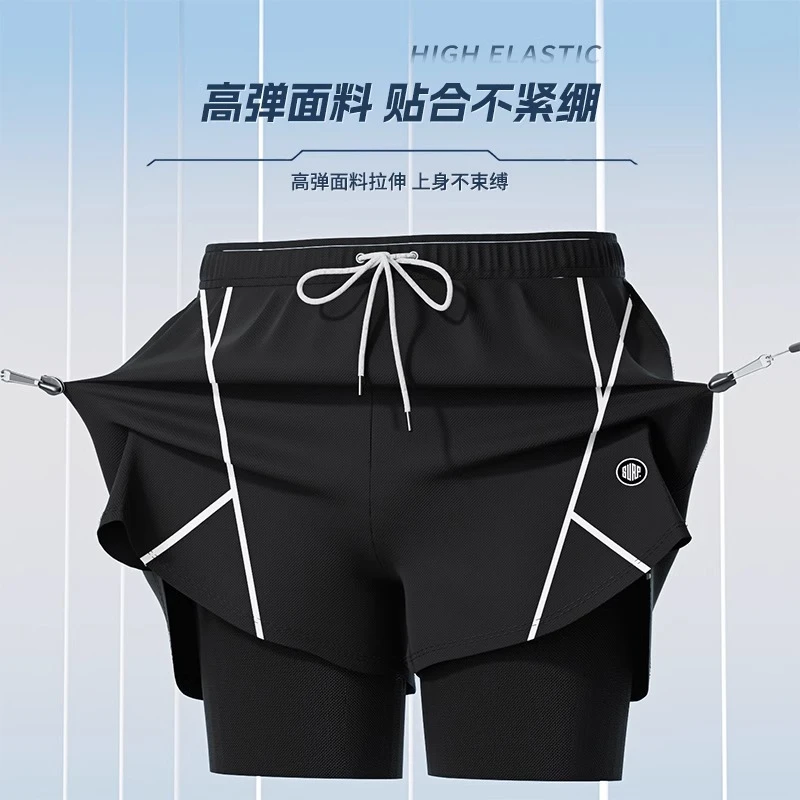 25027Y1Z泳裤男士防尴尬成人新款温泉游泳装备全套