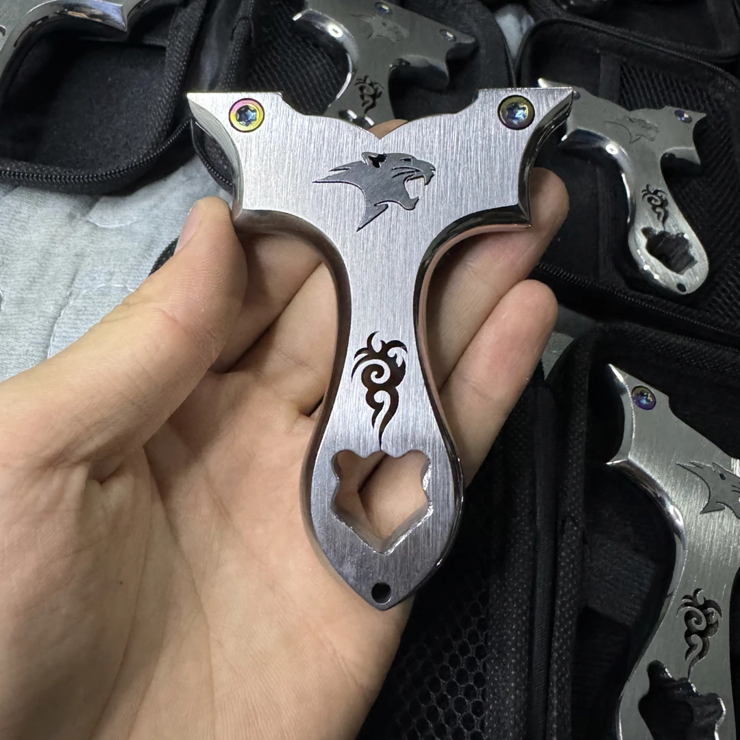 越南进口312不锈钢豹子头弹弓，可联系客服备注尺寸无弓门有弓门