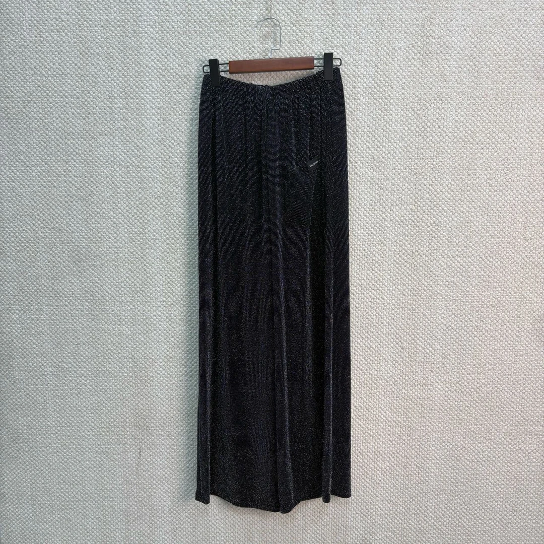 99新 Balenciaga/巴黎世家 满天星丝绸长裤 38码  YS001627