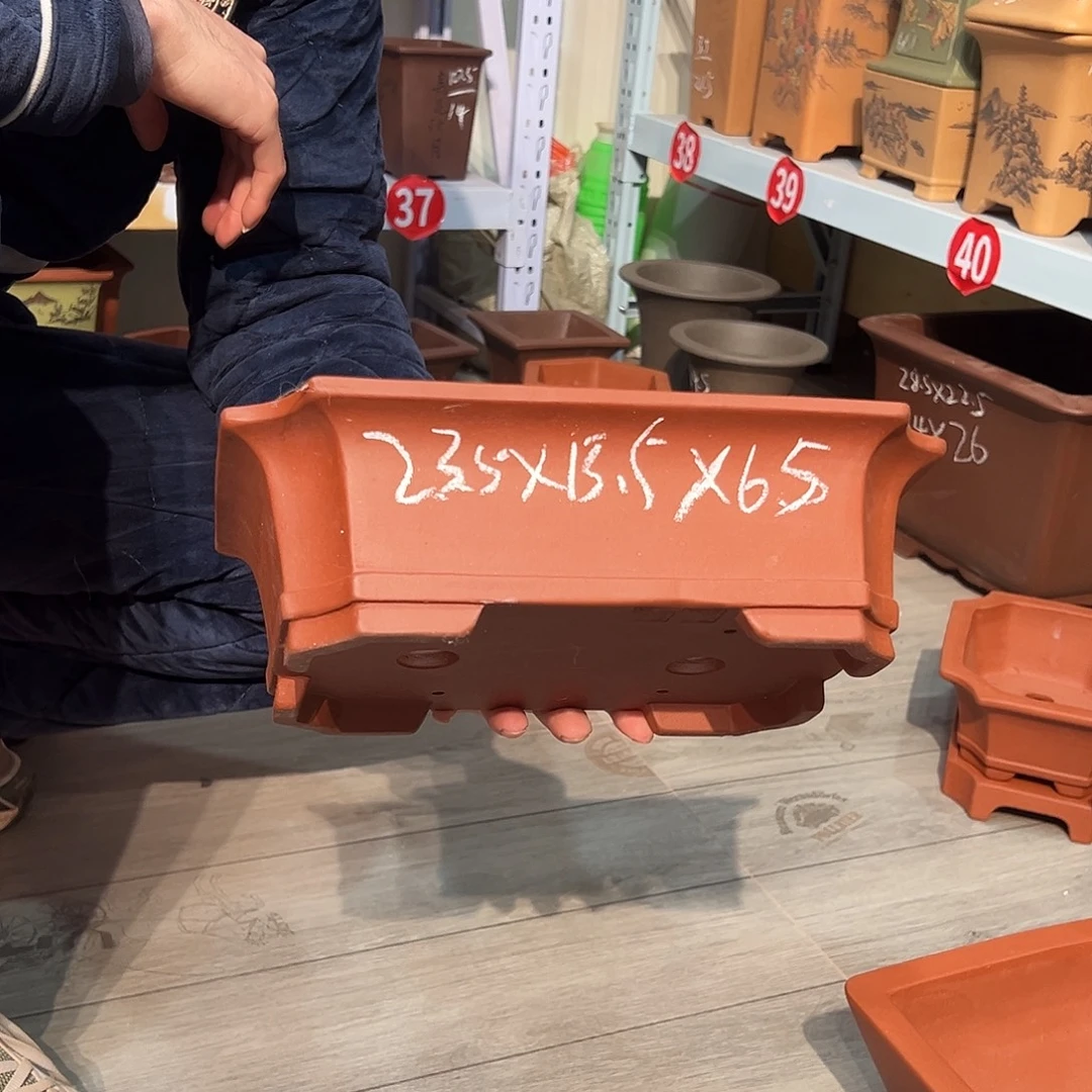 天心紫砂手工花盆