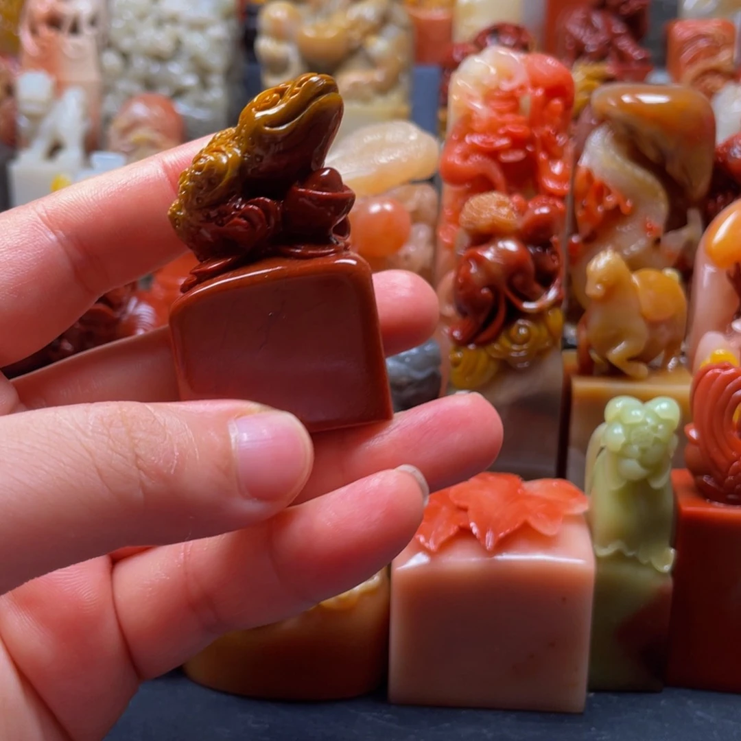 寿山石印石精美寿山