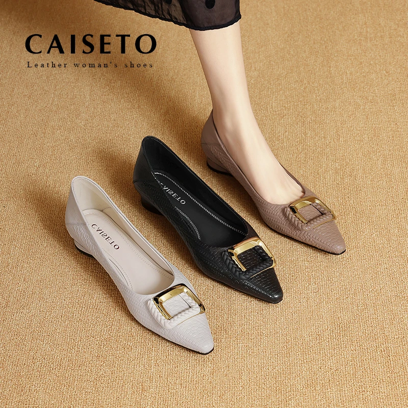 羊皮/2.5cm/夏季编织压花气质时尚软底软面搭扣百搭单鞋25D434