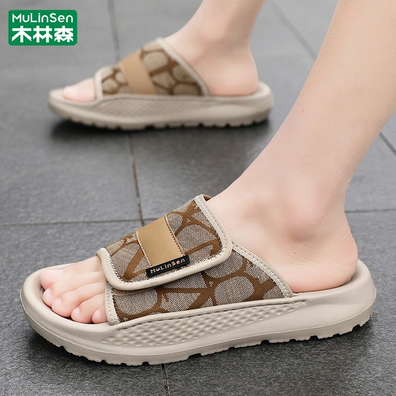 木林森凉鞋男款夏季2025新款涉水拖鞋两用户外休闲防滑开车沙滩鞋