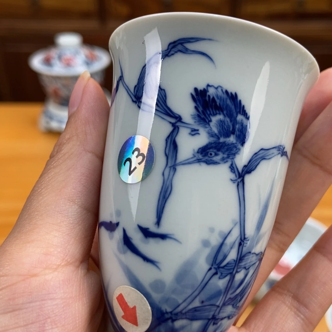 手绘现代茶具非古董