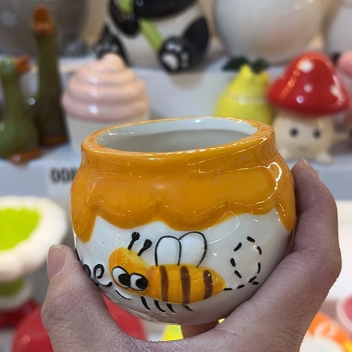 陶瓷微瑕摆件介意慎拍