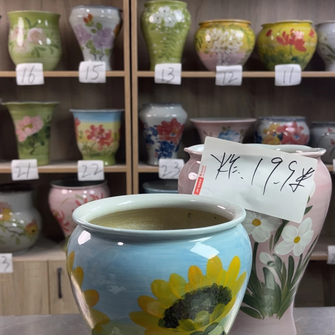 1zp景德镇陶瓷花盆