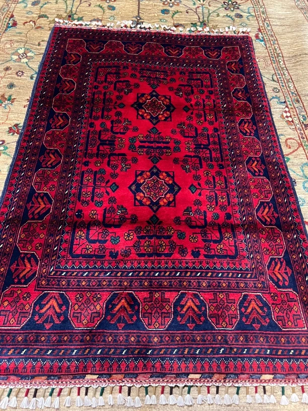 阿富汗手工地毯97 x149