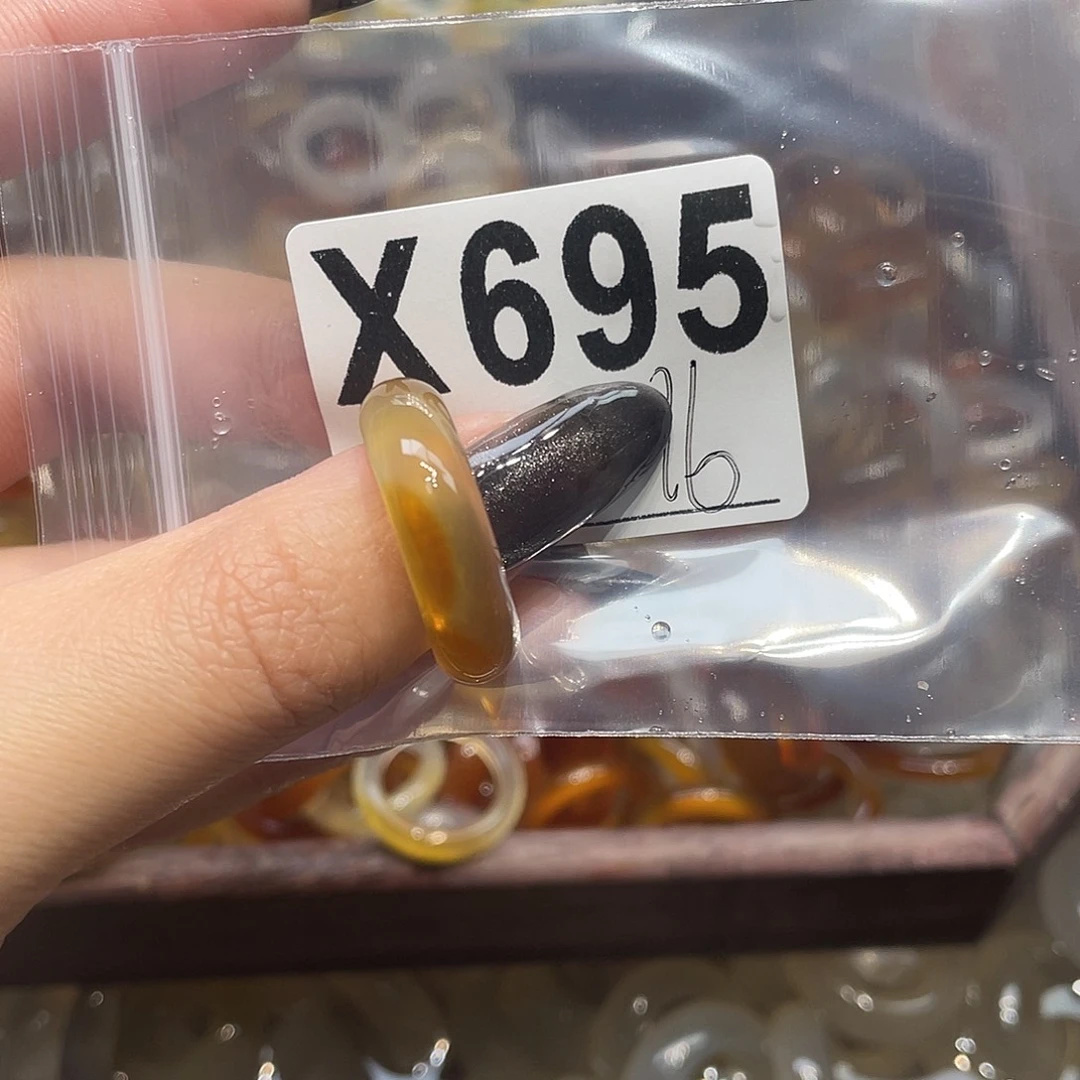 玛瑙/玉髓未镶嵌戒指695