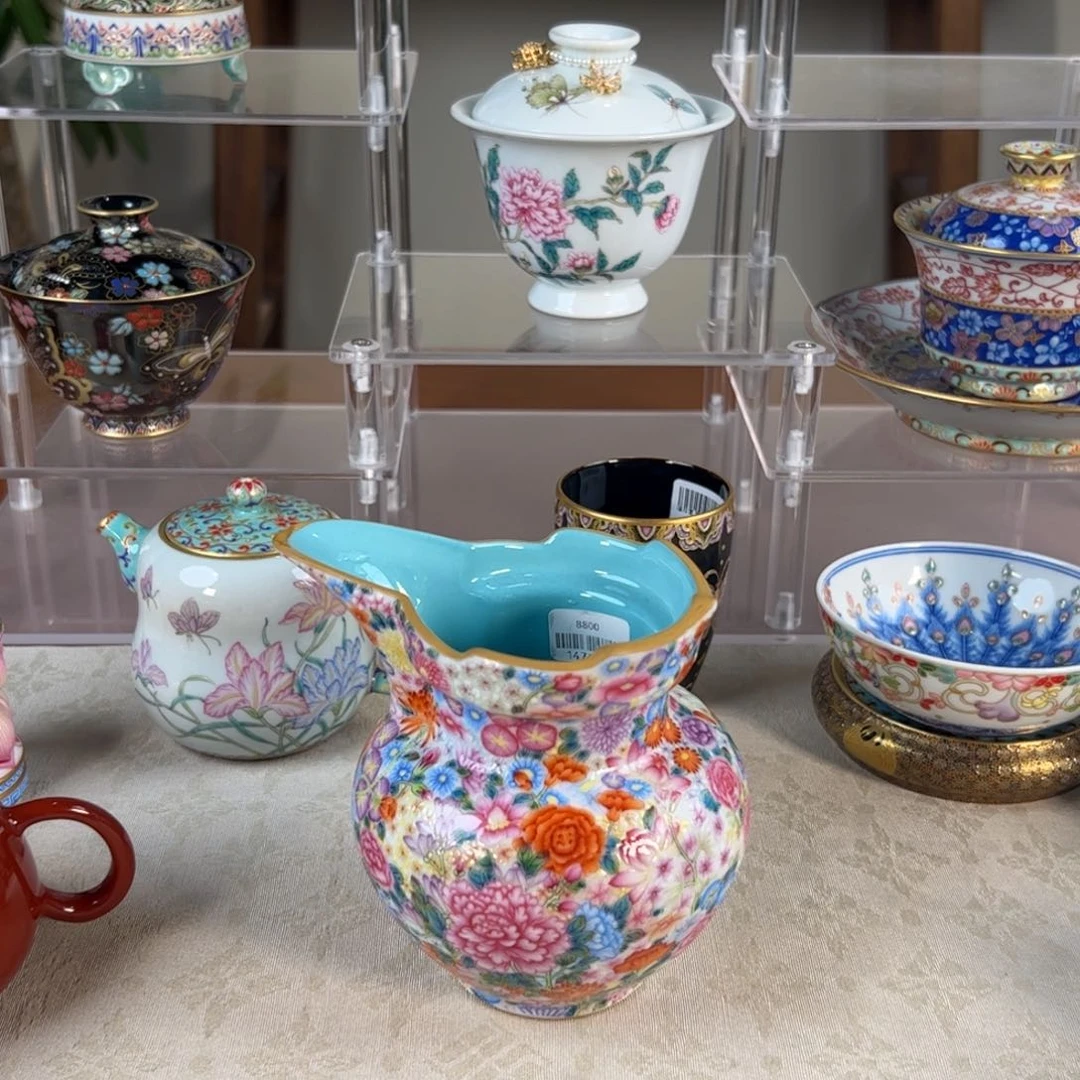 旭**升纯手工手绘 高端茶器