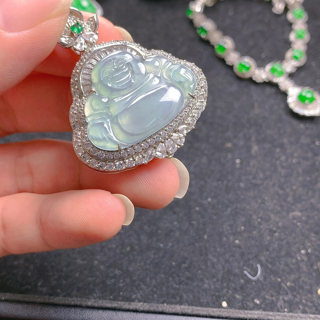 颈饰未镶嵌翡翠翡翠