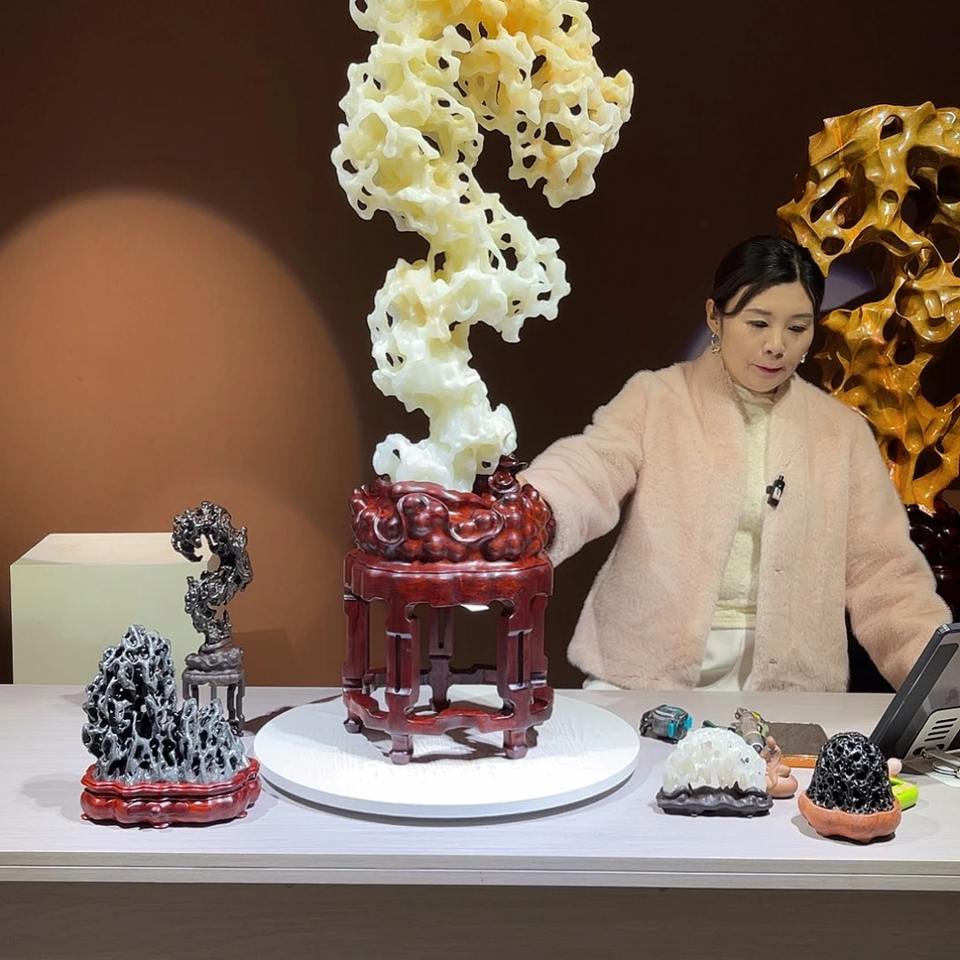 太湖石摆件，高1.0宽36