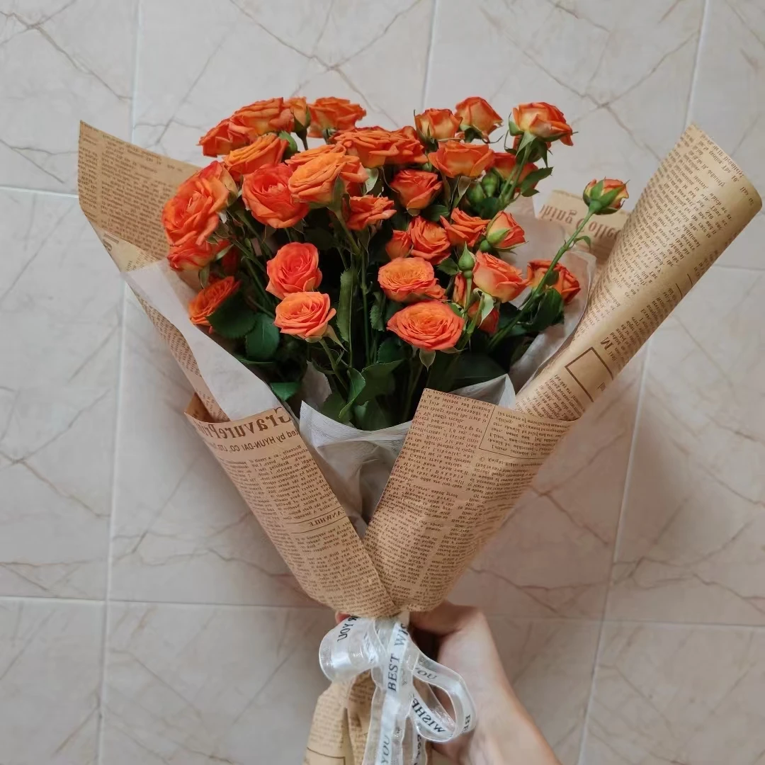 橙色芭比【多头玫瑰】【零度以下不拍保温棉不售后】