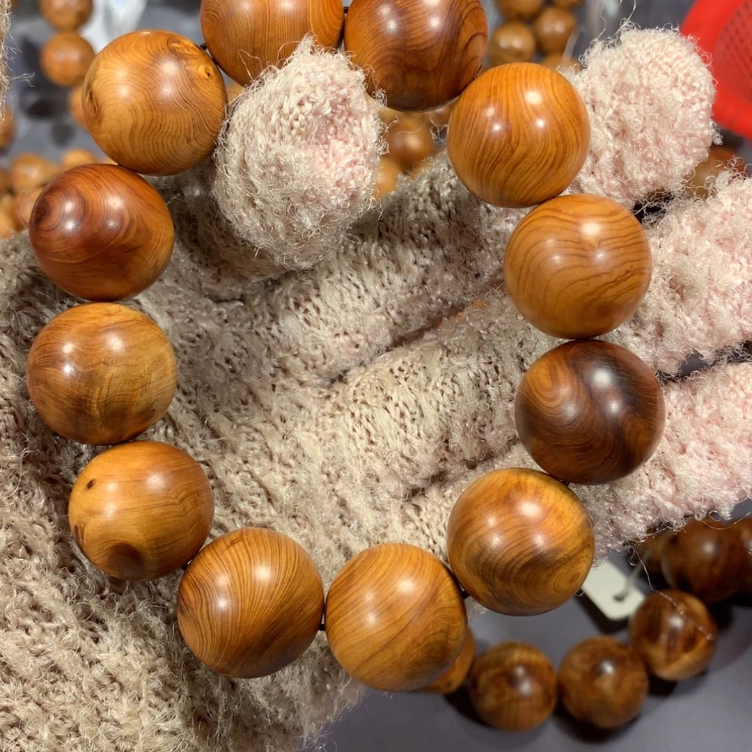 M***忆柏木（崖柏）222太行崖柏乱纹瑕疵2.0手串