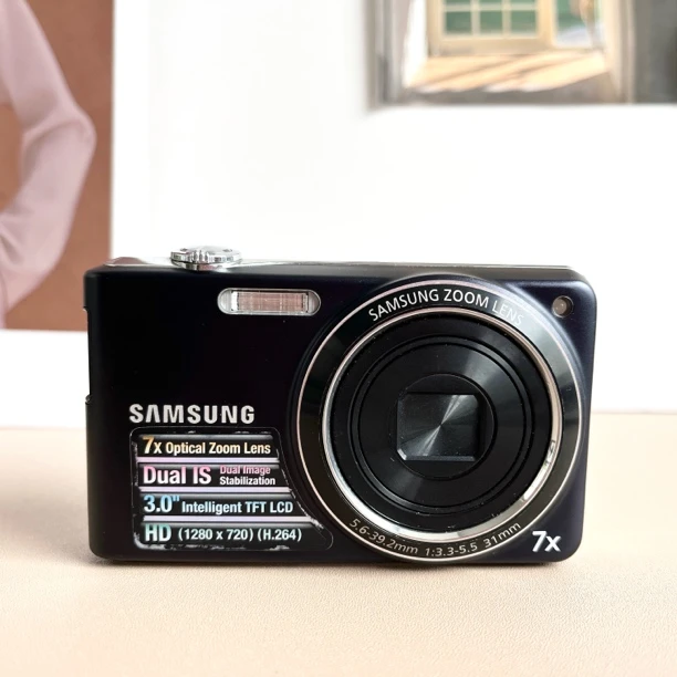 8新 Samsung/三星 pl200黑色1420万像素7倍变焦 人像清透光感
