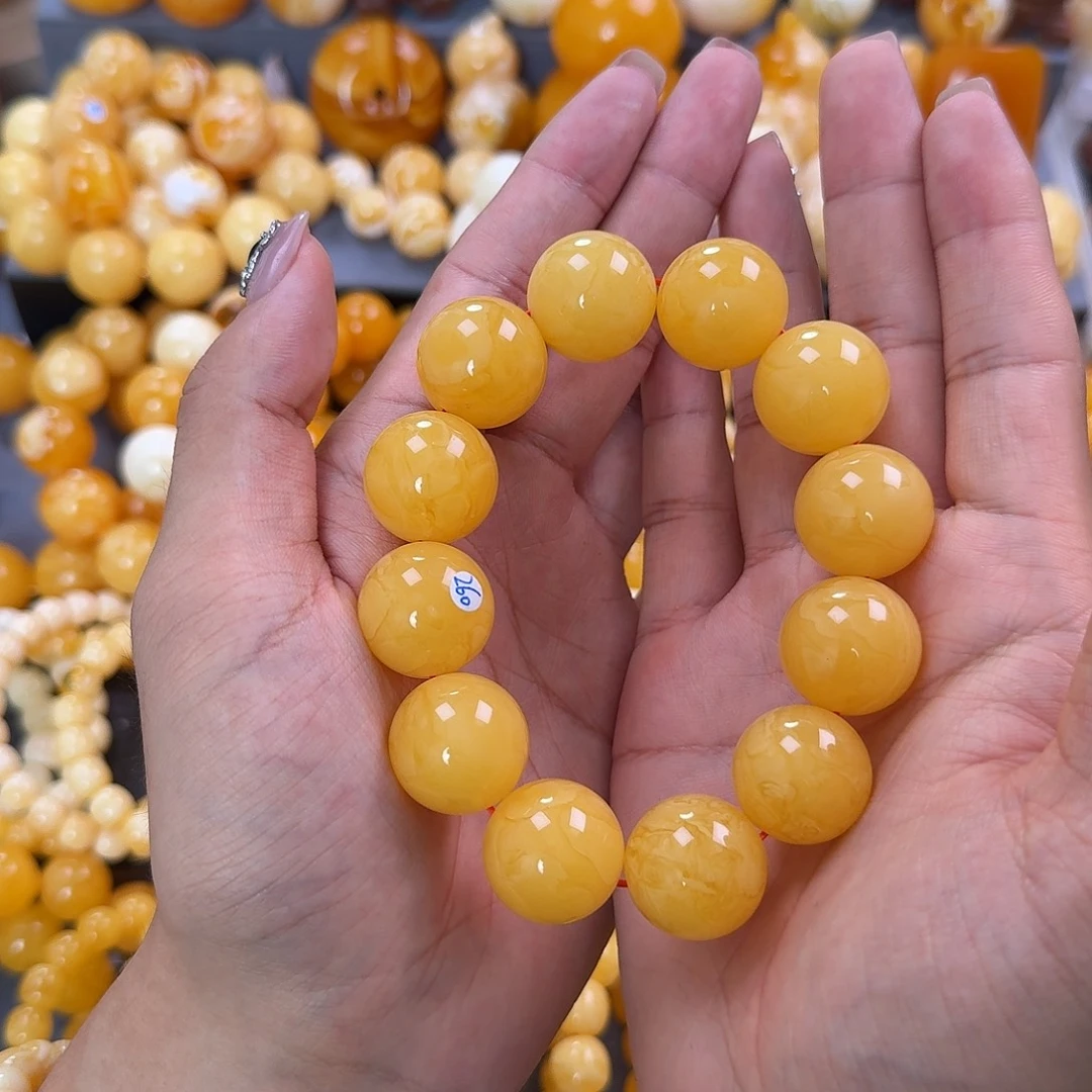 蜜蜡未镶嵌珠宝奇石同料20mm