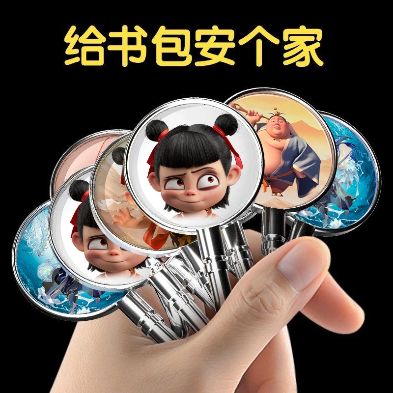 新品】哪吒2周边藕饼CP书包挂钩课桌边神器可调节小学生背包书桌