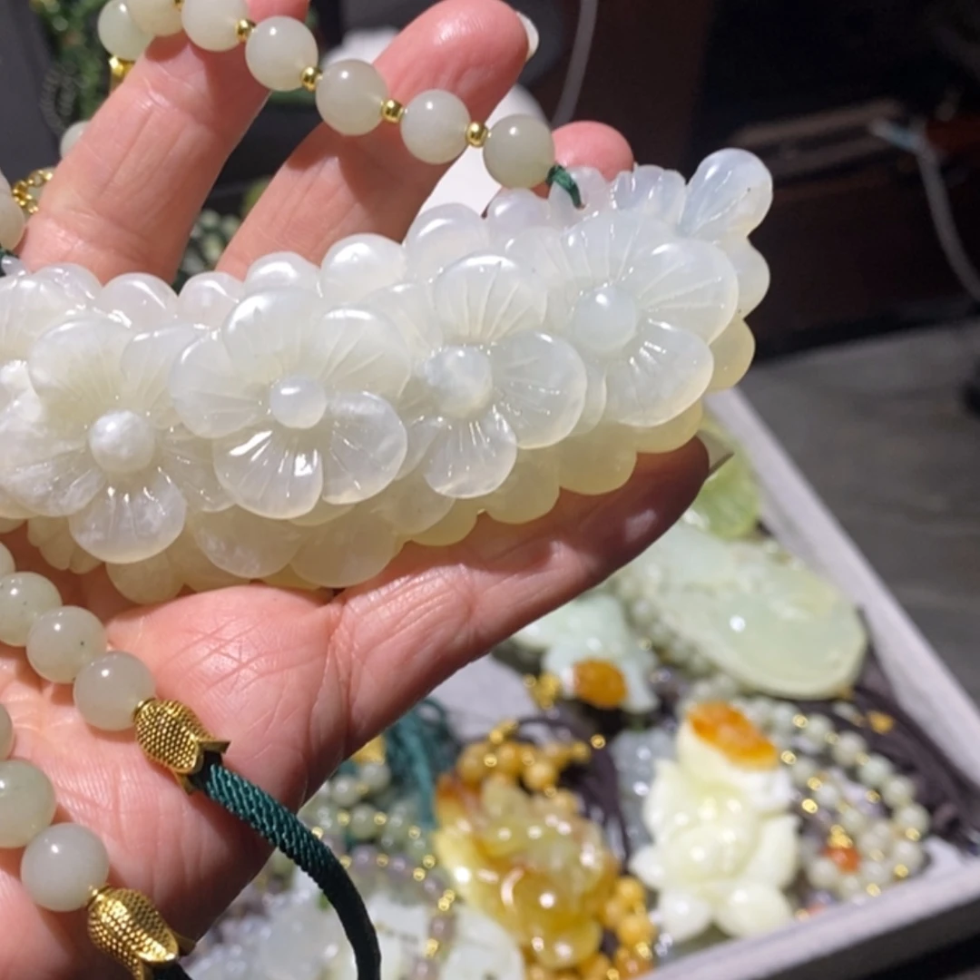 【闪购商品】岫玉毛衣链未镶嵌