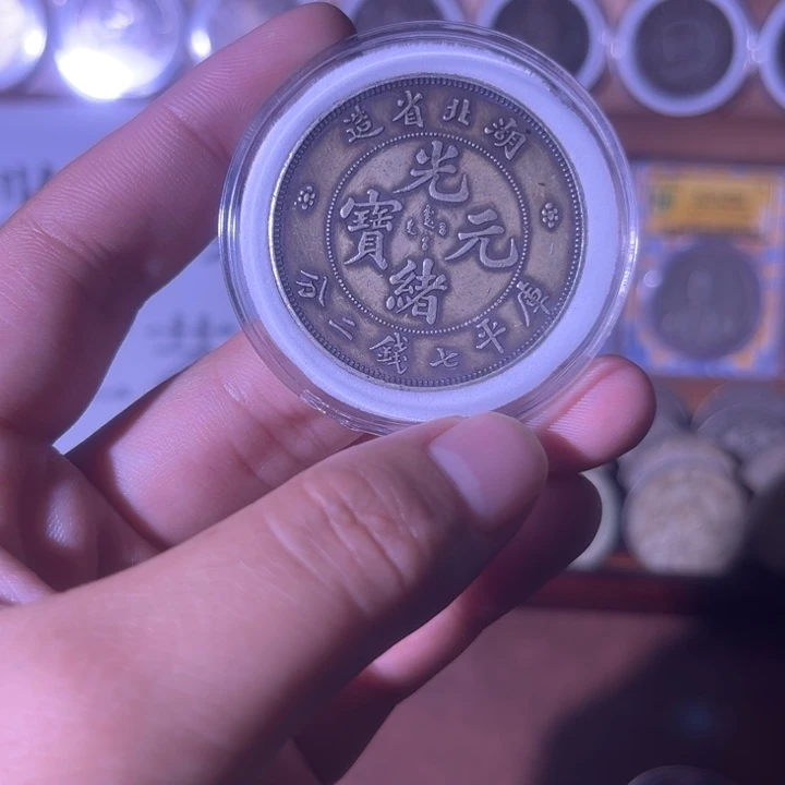 复古 精美龙洋可吹响可翻面工艺品摆件
