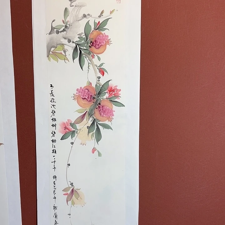 国画听兰老师花鸟