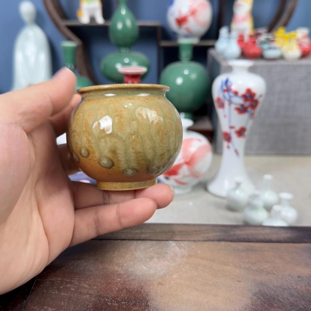 陶瓷手工小花器摆件