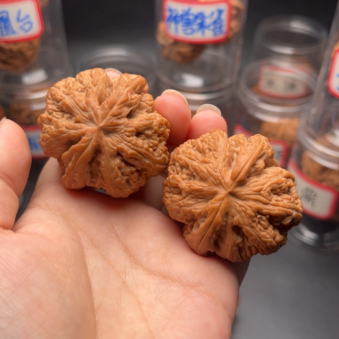 把件文玩核桃44.5全品球筋