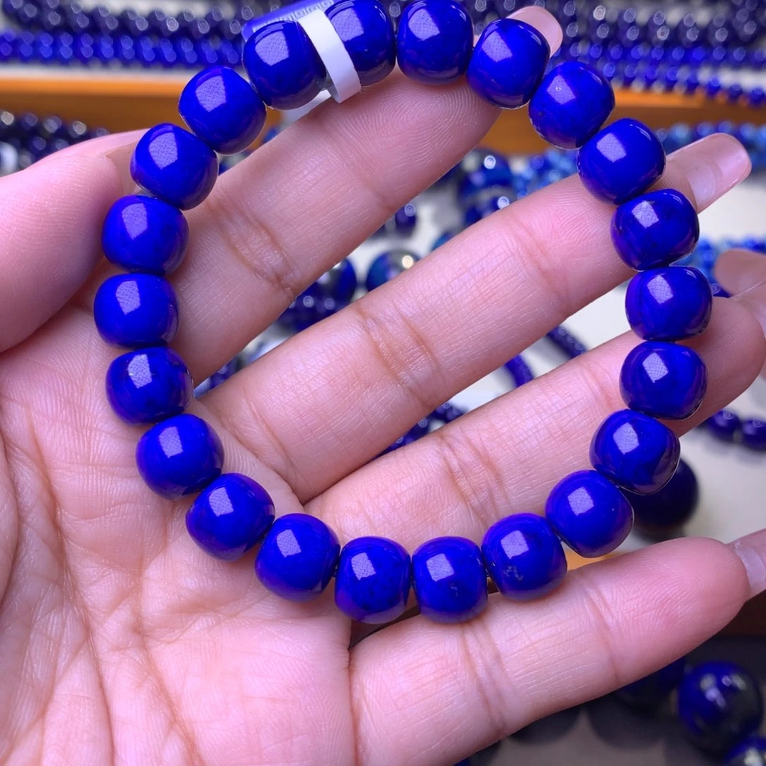 青金石未镶嵌手串10m