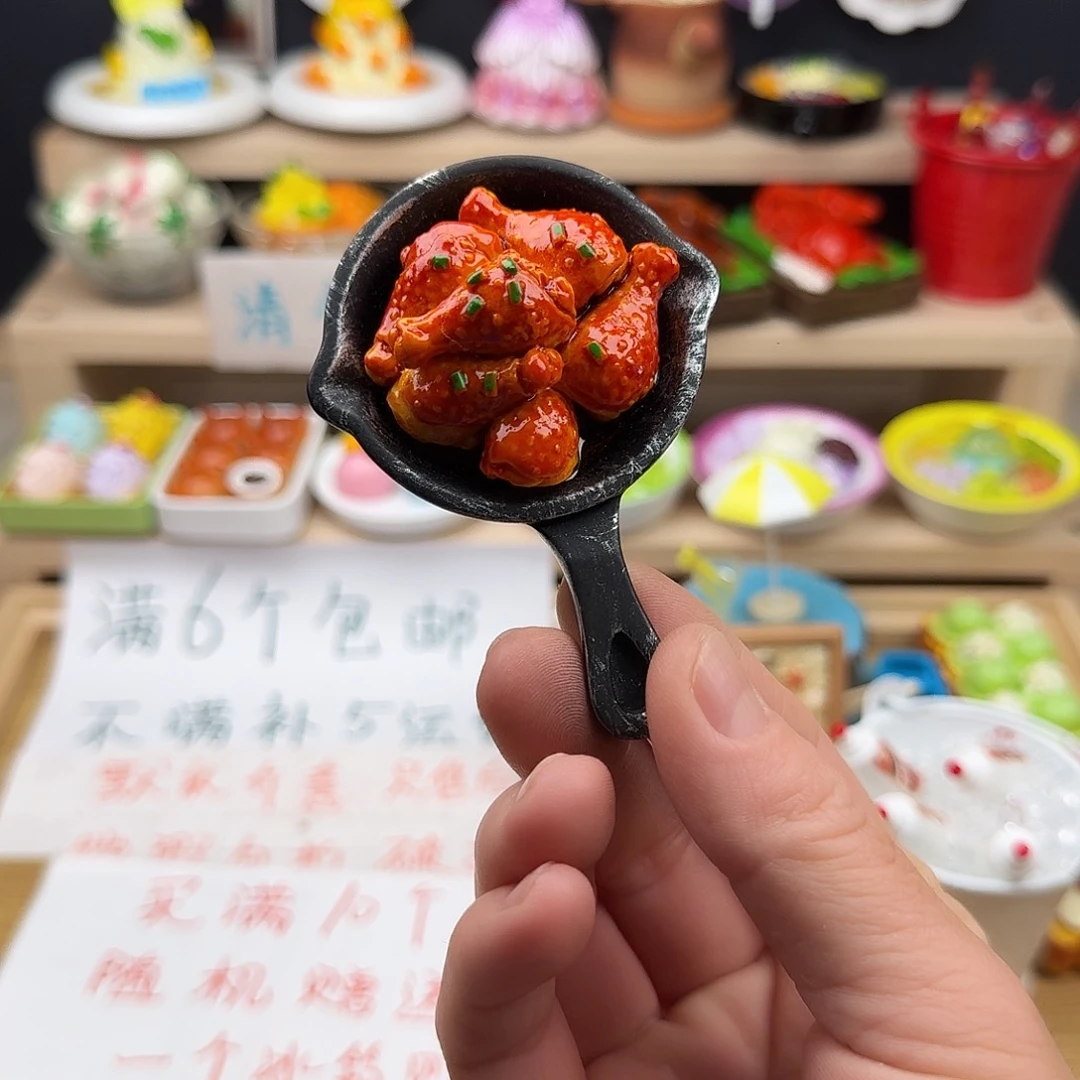 树脂食玩冰箱贴凭开箱视频售后