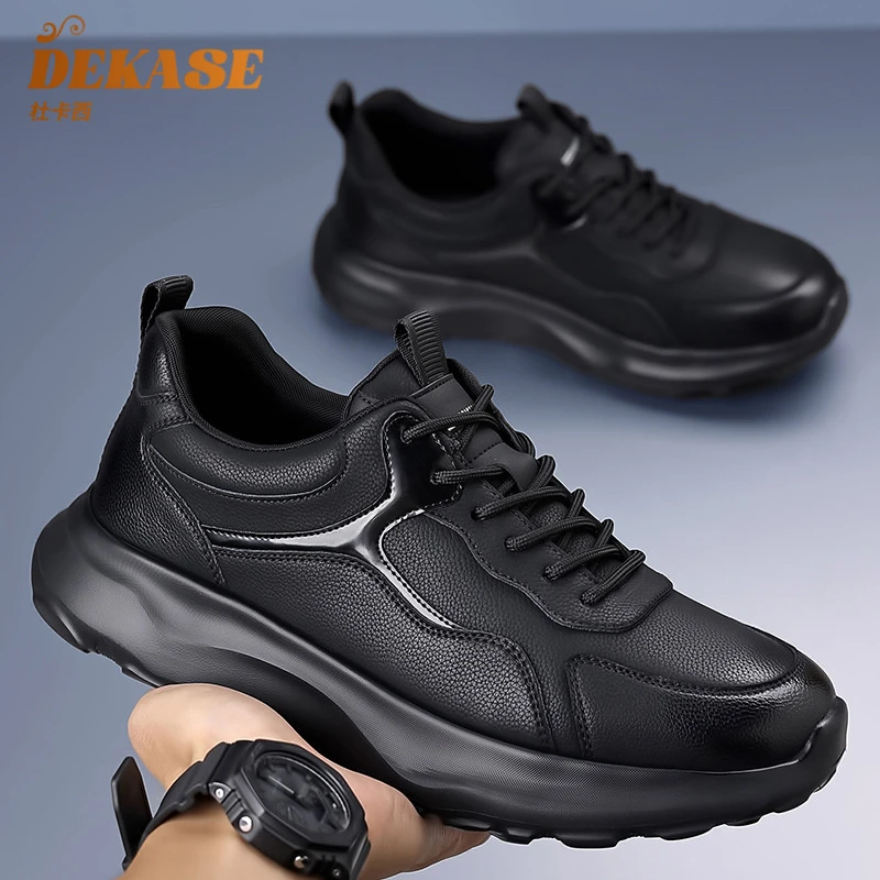 Dekase 运动休闲鞋男2025秋季新款潮流时尚百搭户外越野跑鞋男