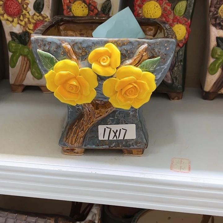 紫砂花盆粗陶材质多肉花盆