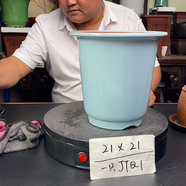 紫砂花盆货号一只JTQ1