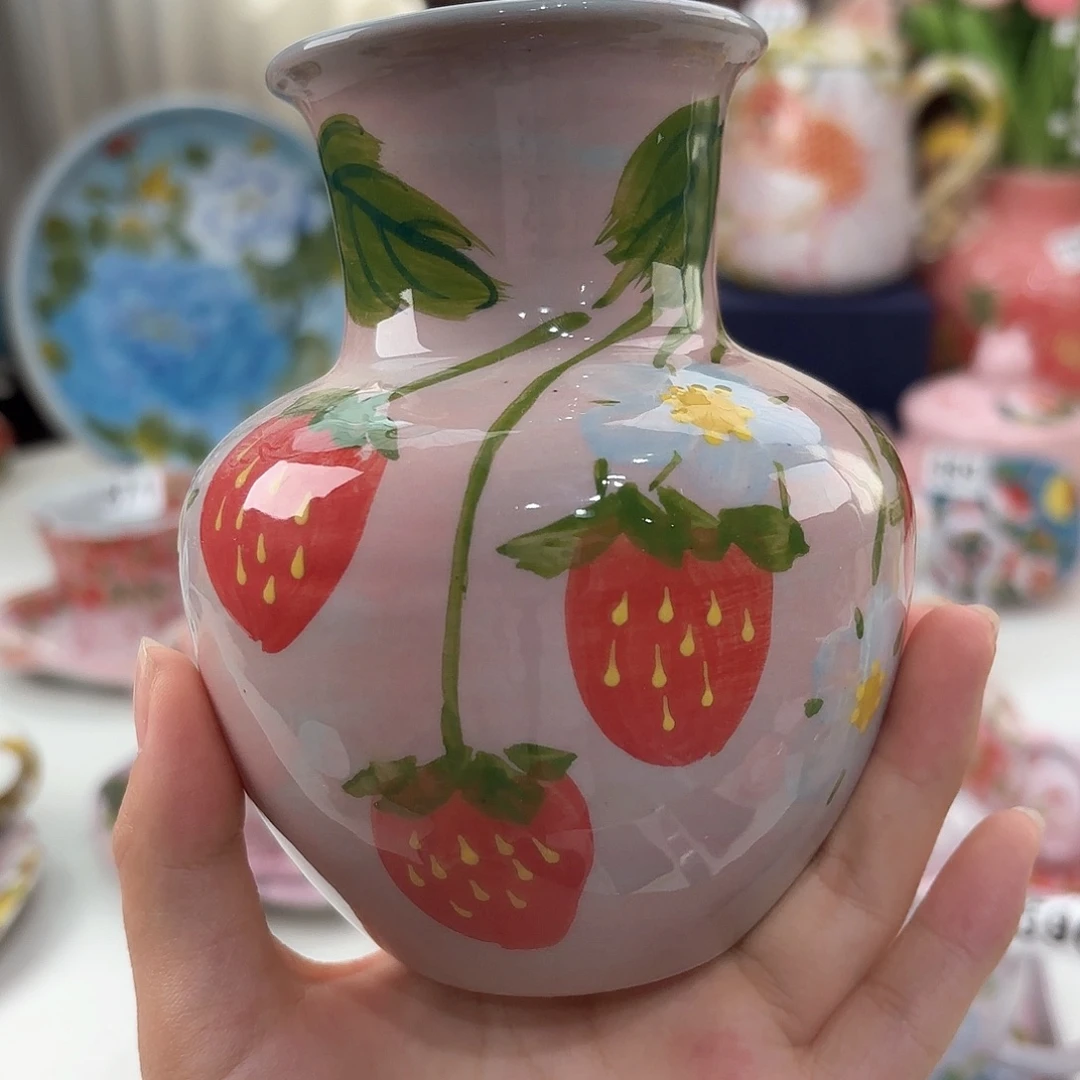 景德镇手绘高温釉下彩陶瓷茶具
