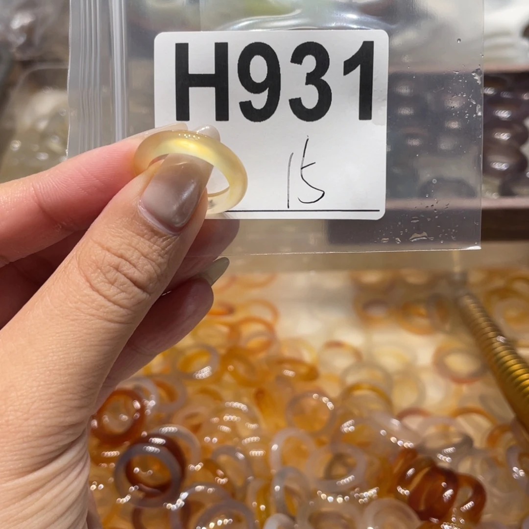 玛瑙/玉髓未镶嵌戒指931