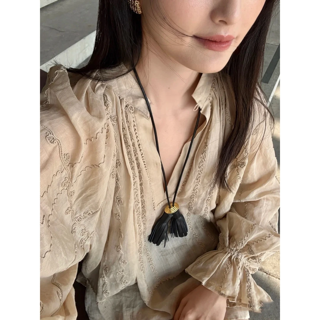 ReneRiva买手店 Riva 东方美学钩花上衣