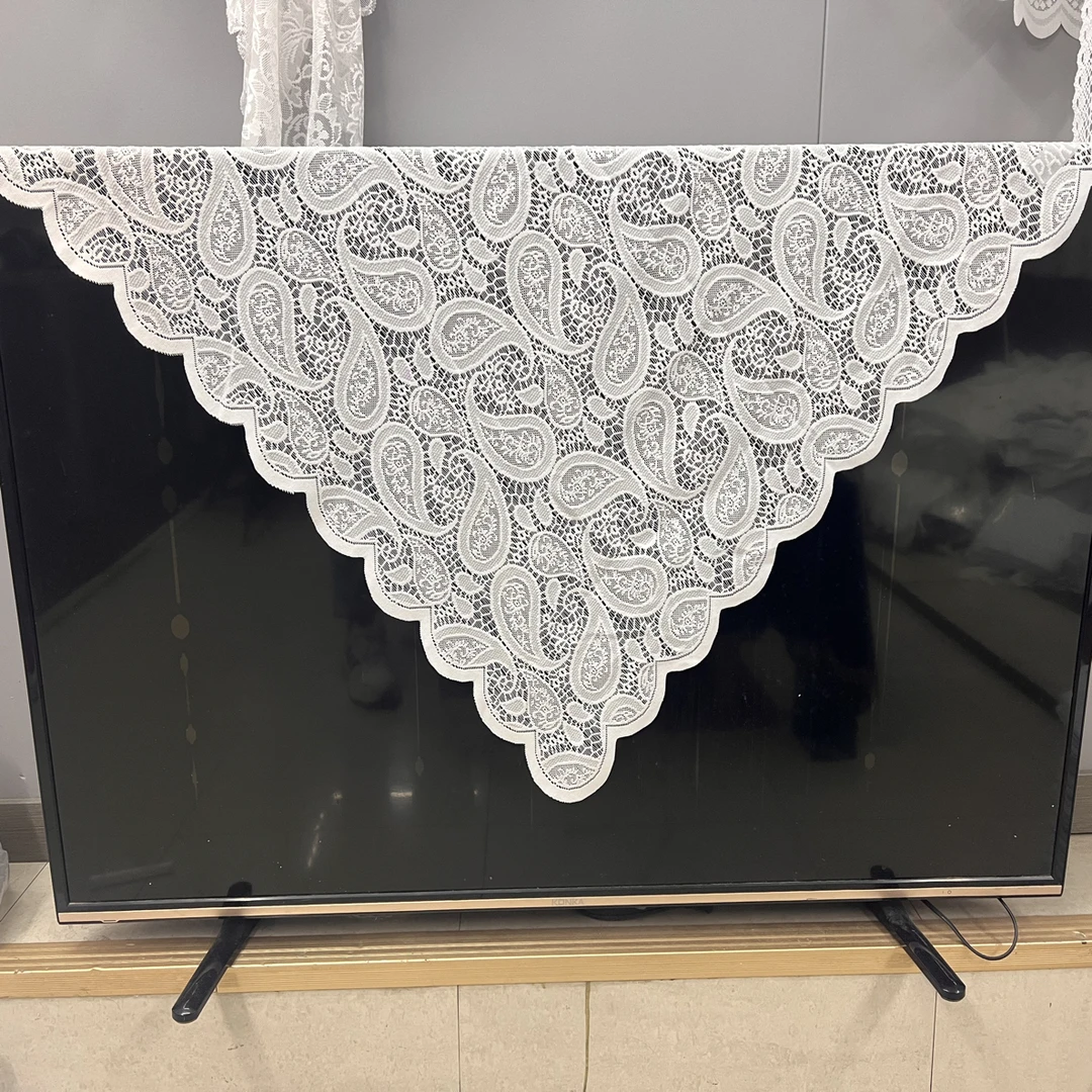 1*1米巴达木花纹精编正方形桌布适用于多种场景美观实用