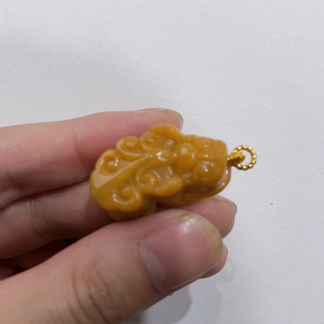 翡翠未镶嵌吊坠(赠链)代编织