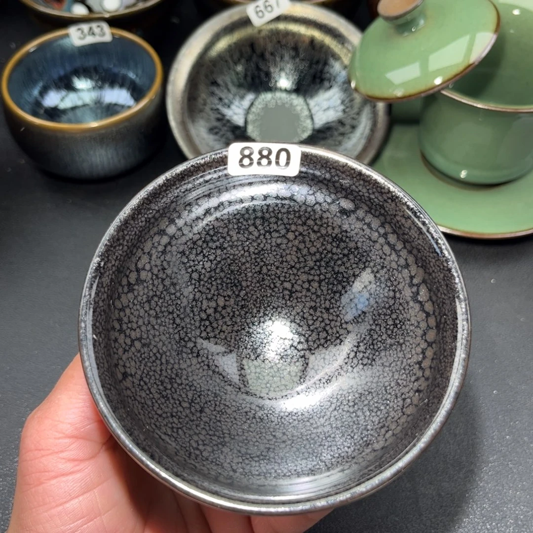 茶盏880 建盏单盏放大漏……