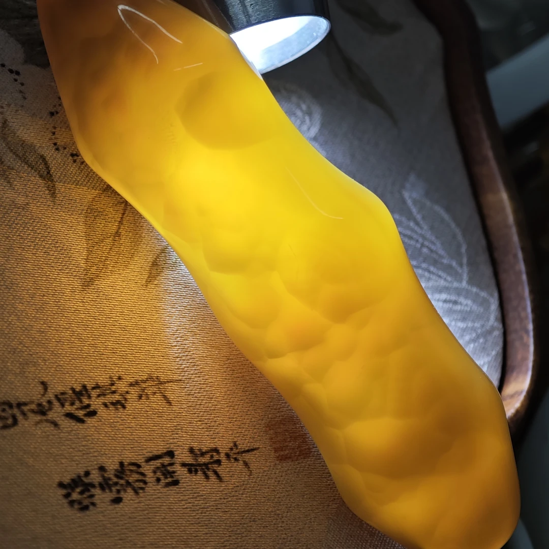 逊克北红玛瑙竹节竹报平安节节高手把件长82mm宽21mm厚15mm