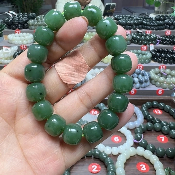 未镶嵌手链和田玉（碧玉）老型卡13
